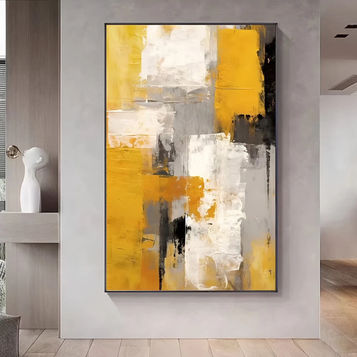 100% Handmade Modern Texture 3D