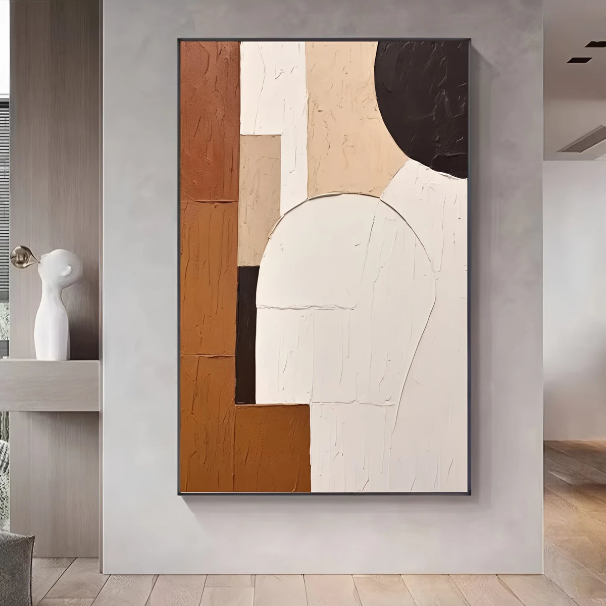 100% Handmade Modern Texture 3D