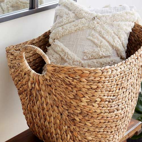 Extra Large Seagrass Woven Wicker Basket